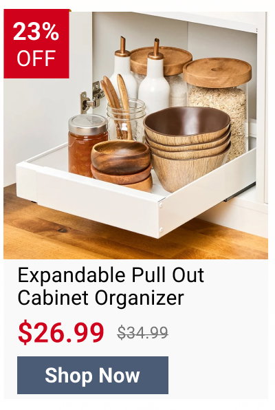 Expandable Pull Out Cabinet Organizer