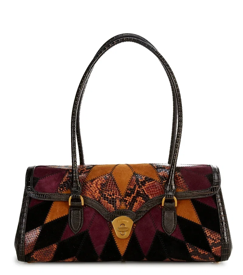 Genie Softscape Melbourne Collection Animal Print Turn Lock Crossbody Bag, $365