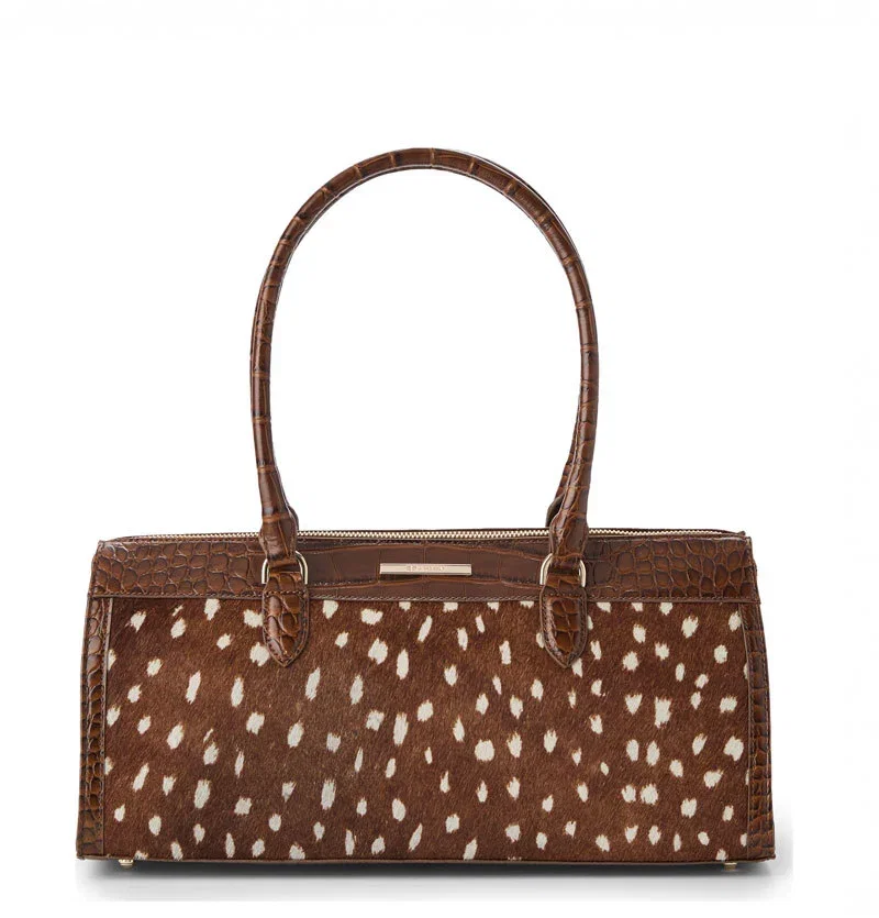 Wilds Collection Sophia Animal Print East West Satchel Bag, $465   Online only.