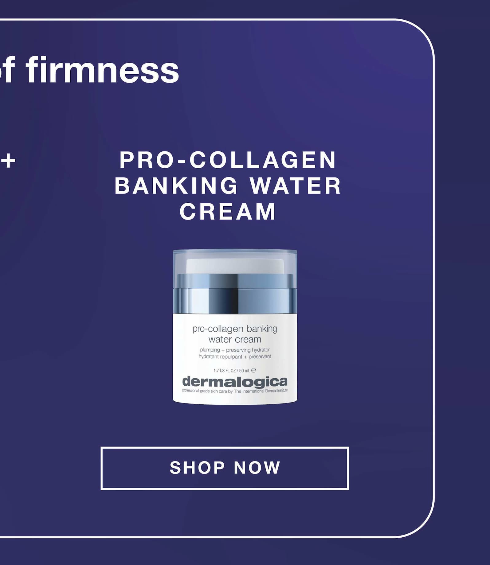 pro collagen banking water cream SHOP NOW
