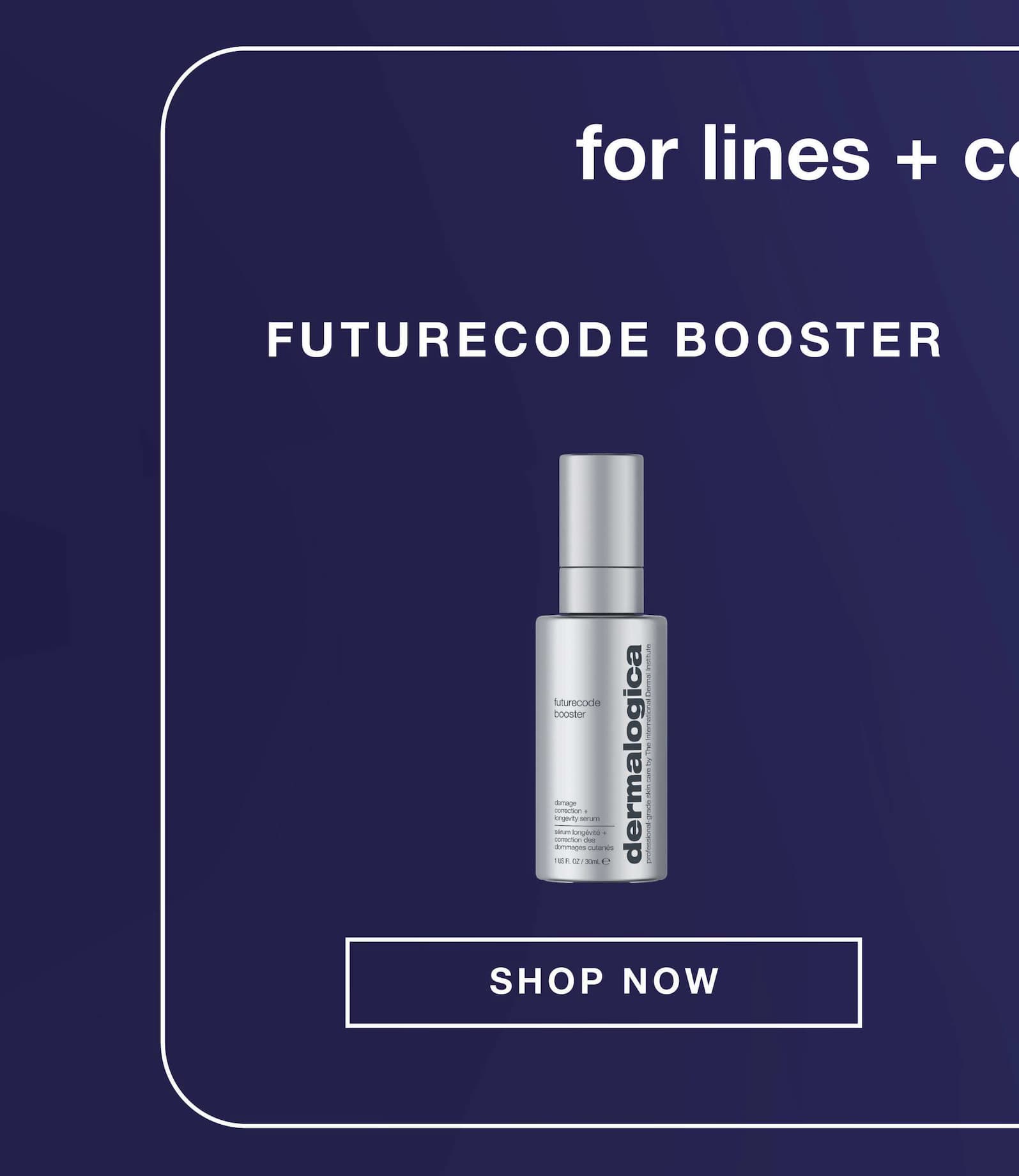 for lines + coarse texture | futurecode booster SHOP NOW