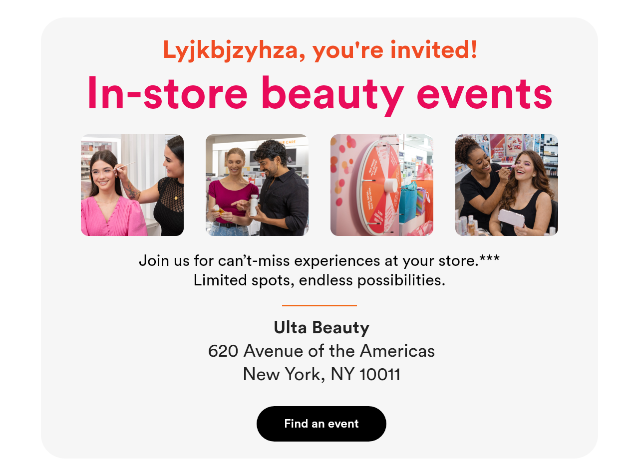 In-store events
