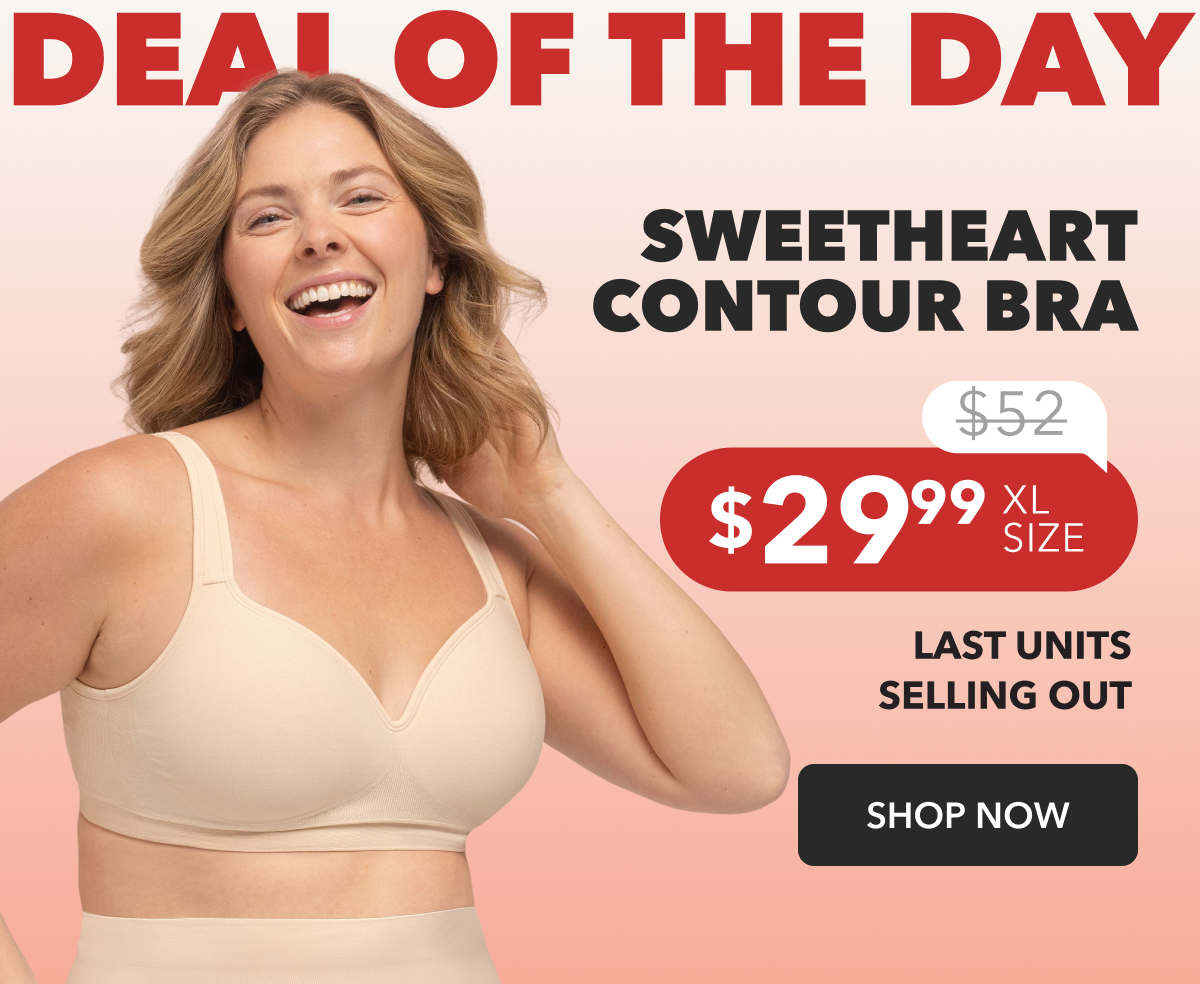 Shapermint Essentials Sweetheart Wireless Contour Bra