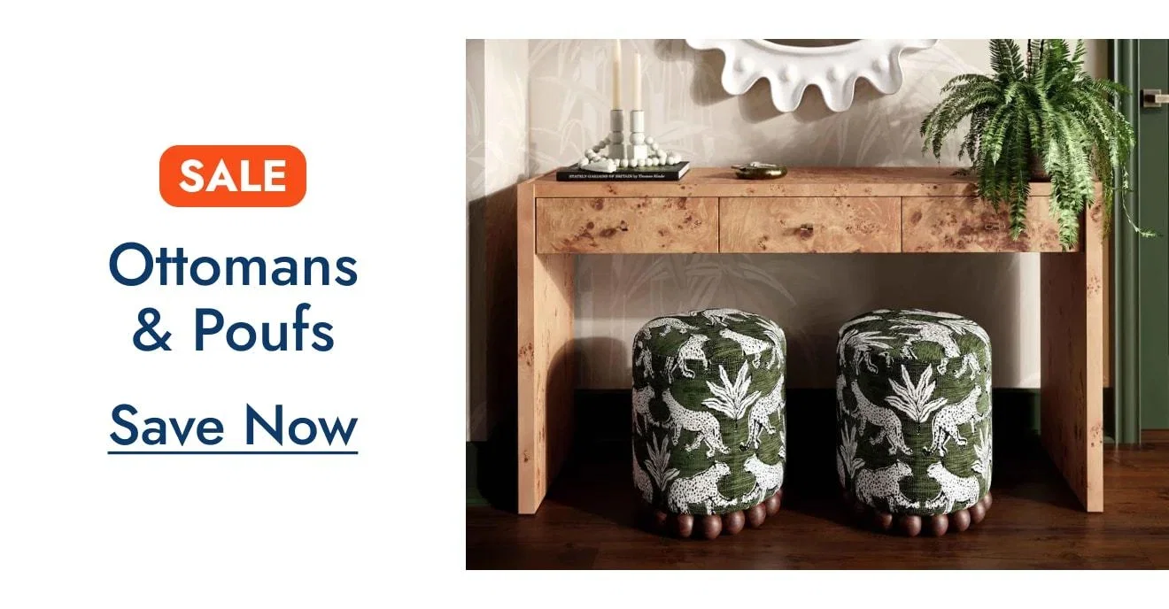 Save on Ottomans & Poufs