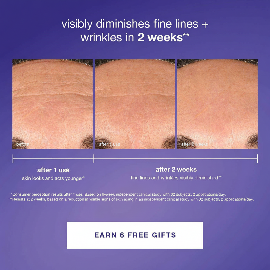phyto nature e2​  visibly diminishes fine lines + wrinkles in 2 weeks*​  [B&A]**​  ​  badge: 6 free gifts with purchase​  ​  SHOP NOW​  ​  *Results at 2 weeks, based on a reduction in visible signs of skin aging in an independent clinical study with 32 subjects, 2 applications/day. ​  **Results on day 14 of an 8-week independent clinical study with 32 subjects, 2 applications/day.​