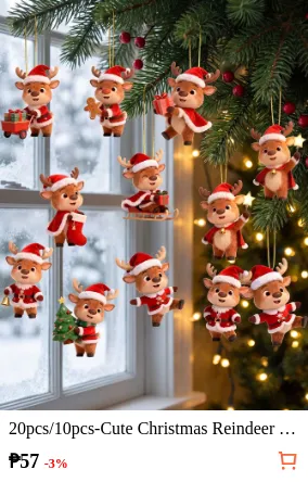 20pcs/10pcs-Cute Christmas...