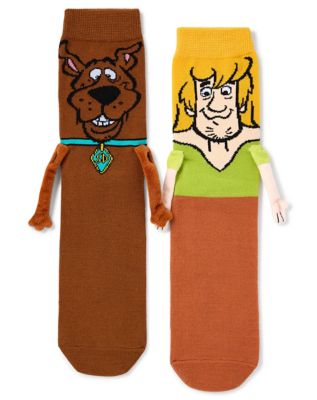 Scooby-Doo and Shaggy 3D Crew Socks