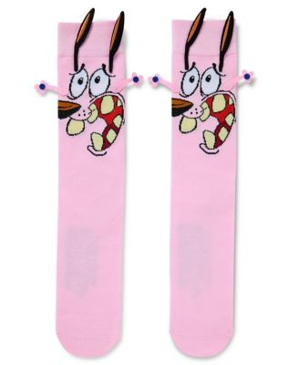 Courage the Cowardly Dog 3D Hand Crew Socks