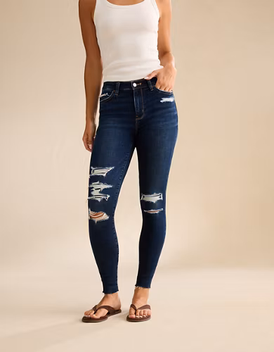 AE High-Waisted Ripped Jegging