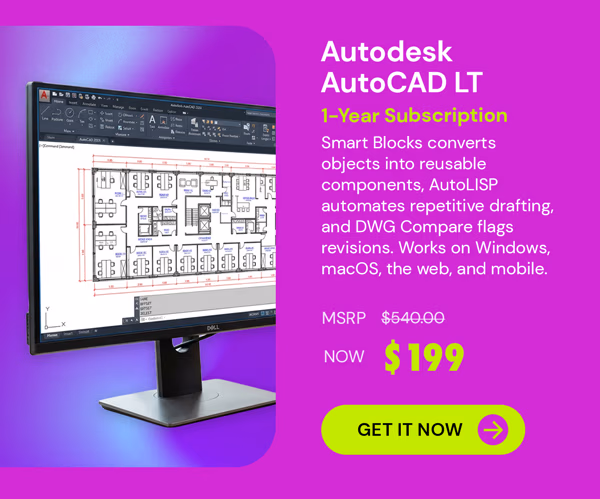 Autodesk AutoCAD LT: 1-Year Subscription