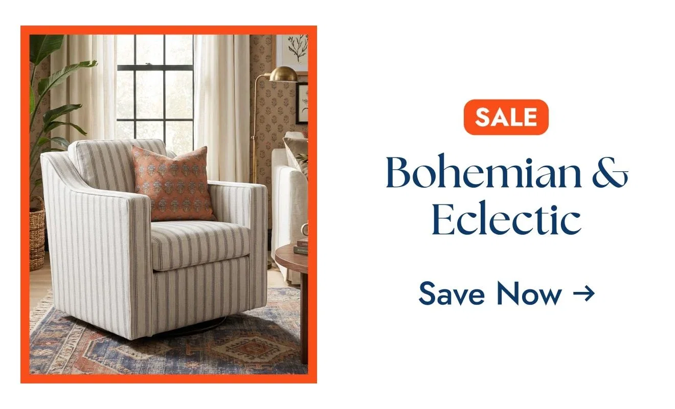 Shop Bohemian & Eclectic Living Room Styles