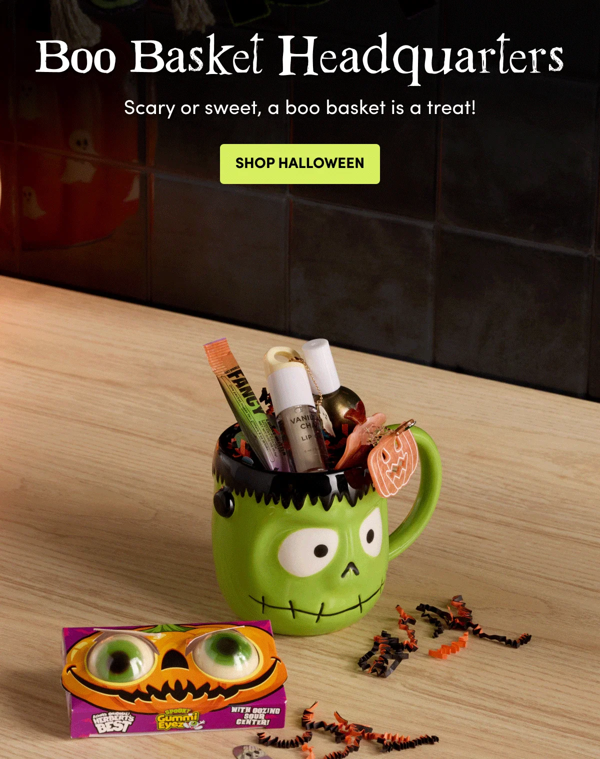 Boo Basket Headquarters | Scary or sweet, a boo basket is a treat! | SHOP HALLOWEEN