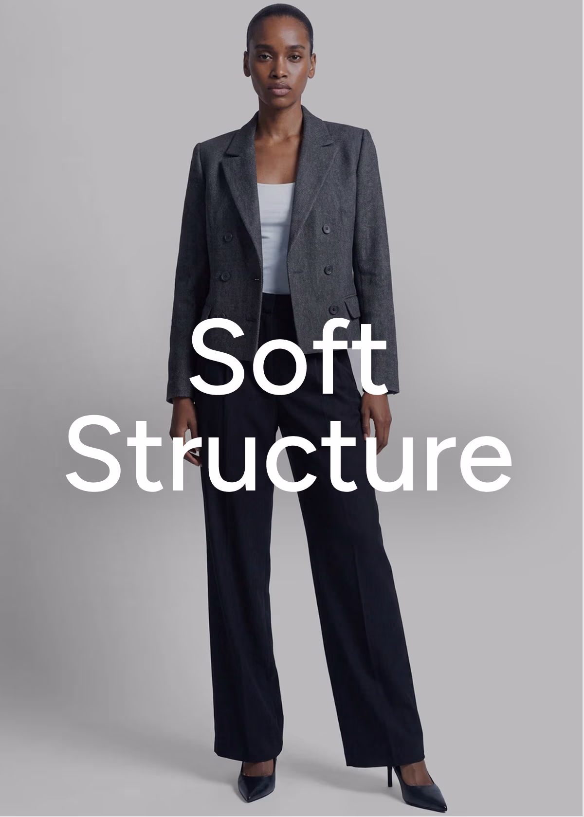 Soft Structure: Tailored details meet effortless fall dressing.