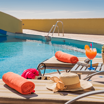 Pool View of Dona Lola Resort