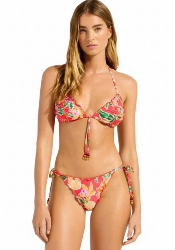 Image of Hothouse Flowers Triangle Bikini Melon