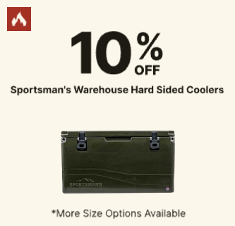 10% Off Sportsman's Warehouse Hard Sided Coolers | *Multiple Size Options Available