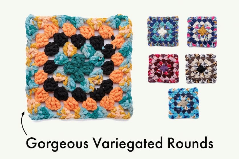 Gorgeous variegated rounds