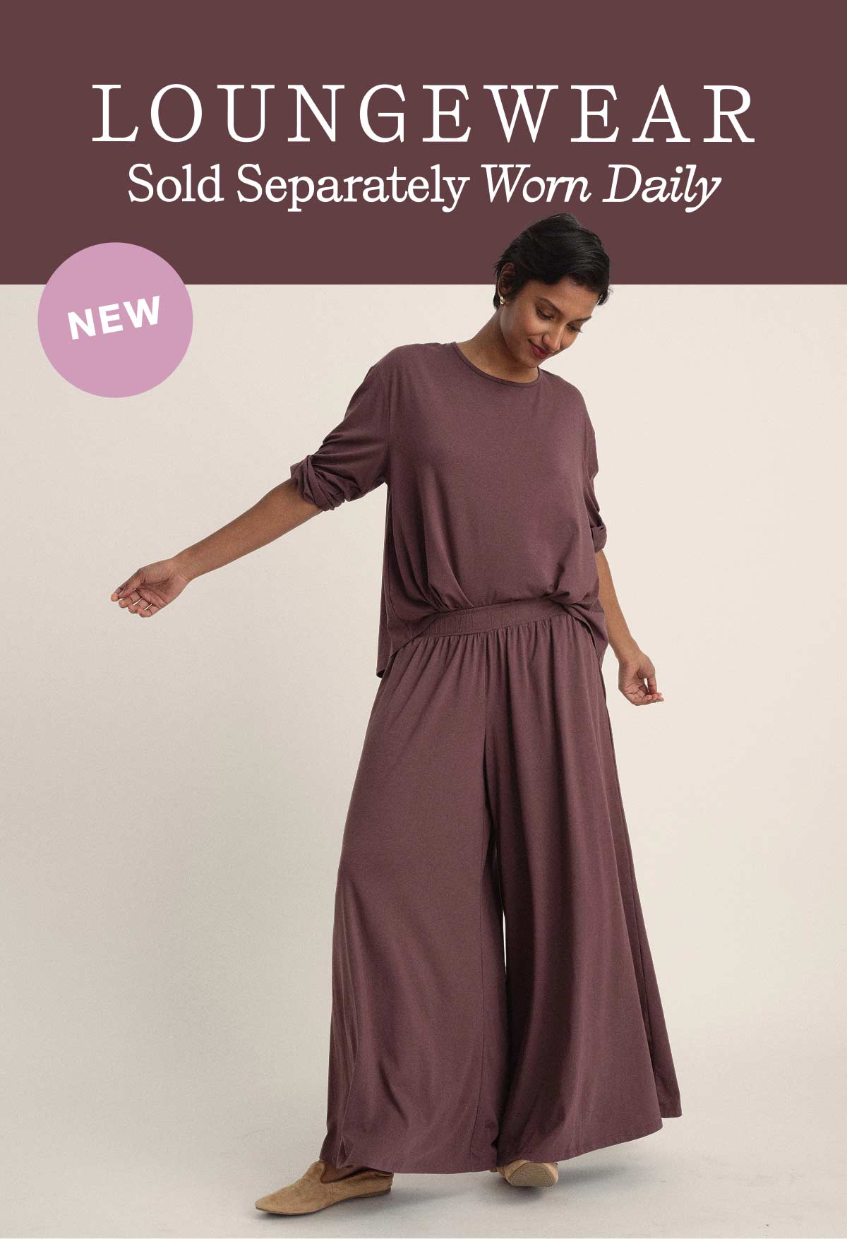 Loungewear sold separately worn daily