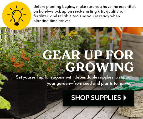 GEAR UP FOR GROWING - SUPPLIES