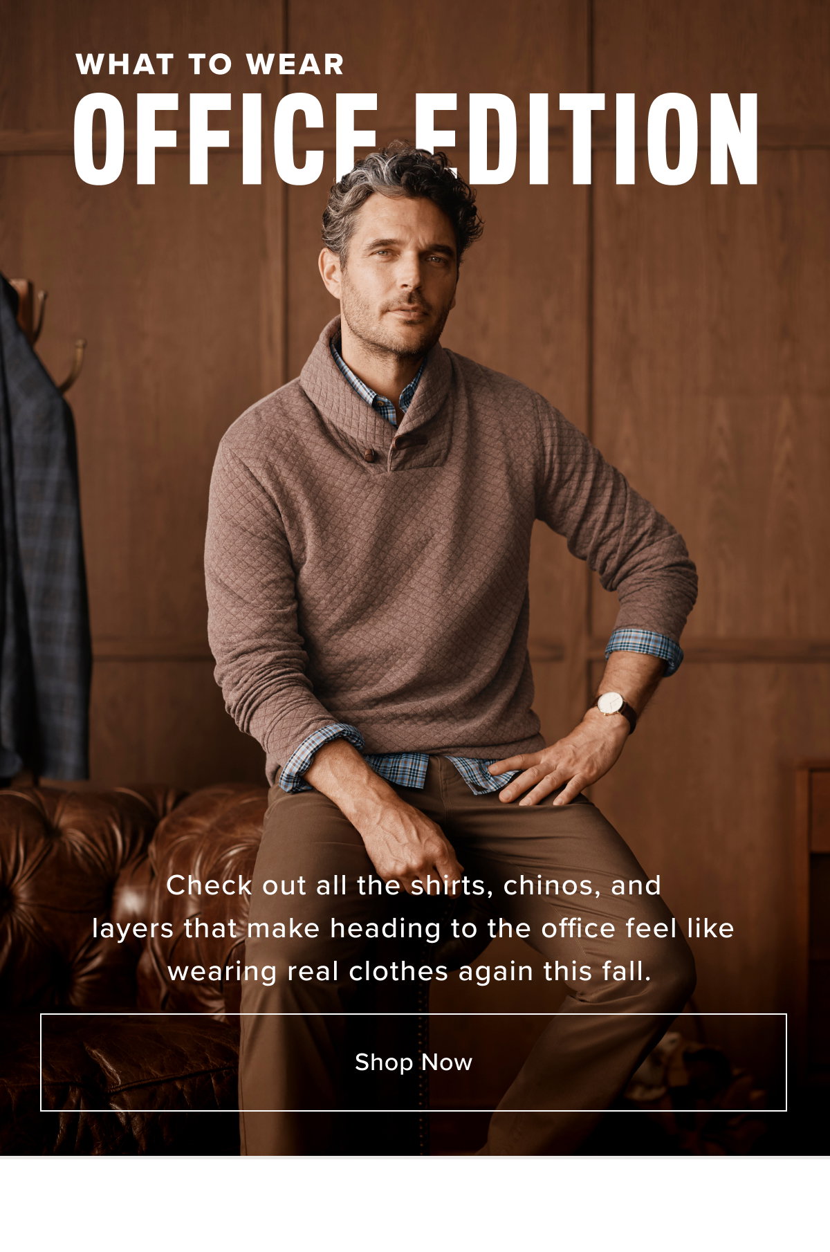 Shop Now- New Shawl Collar Sweatshirt