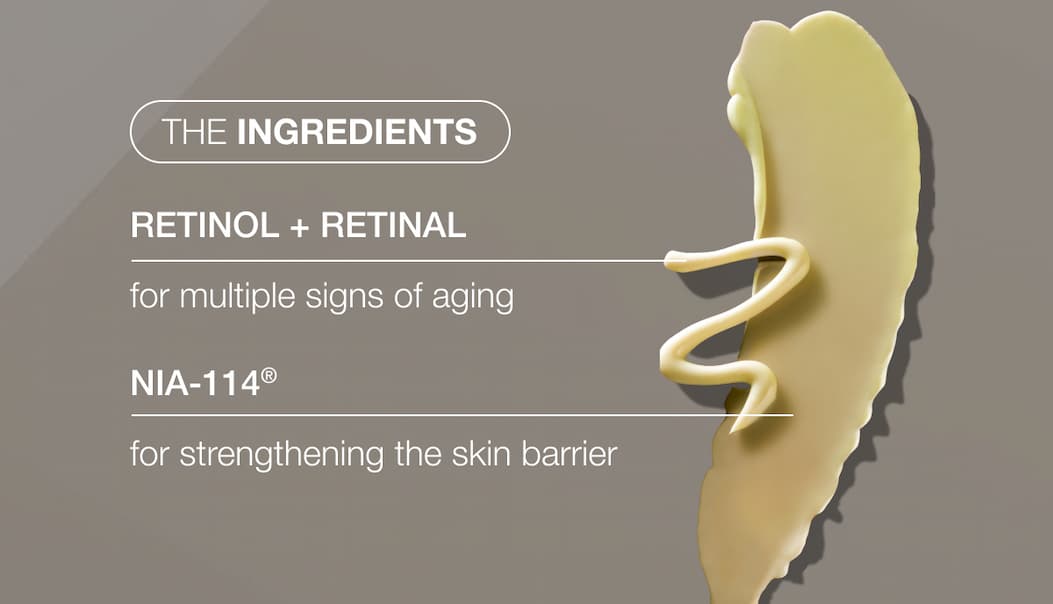 StriVectin Advanced Retinol Nightly Renewal Moisturizer Ingredients: RETINOL + RETINAL, NIA-114.