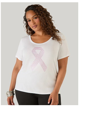 Breast Cancer Awareness Ribbon Tee