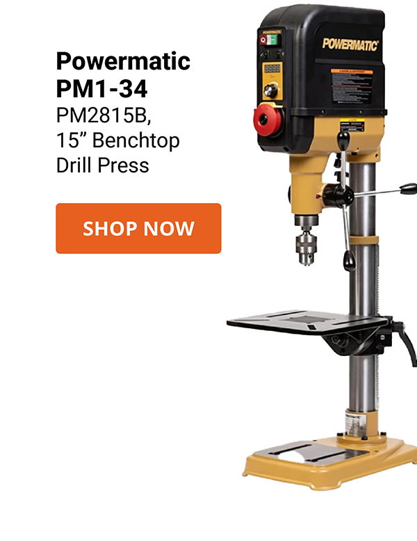 Powermatic PM1-34 PM2815B, 15 Inch Benchtop Drill Press