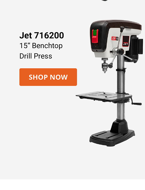 Jet 716200 15 Inch Benchtop Drill Press