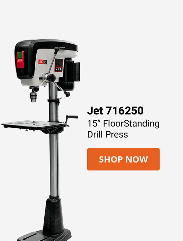 Jet 716250 15 Inch Floorstanding Drill Press