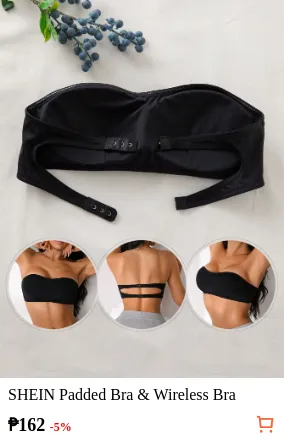 SHEIN Padded Bra & Wireless Bra