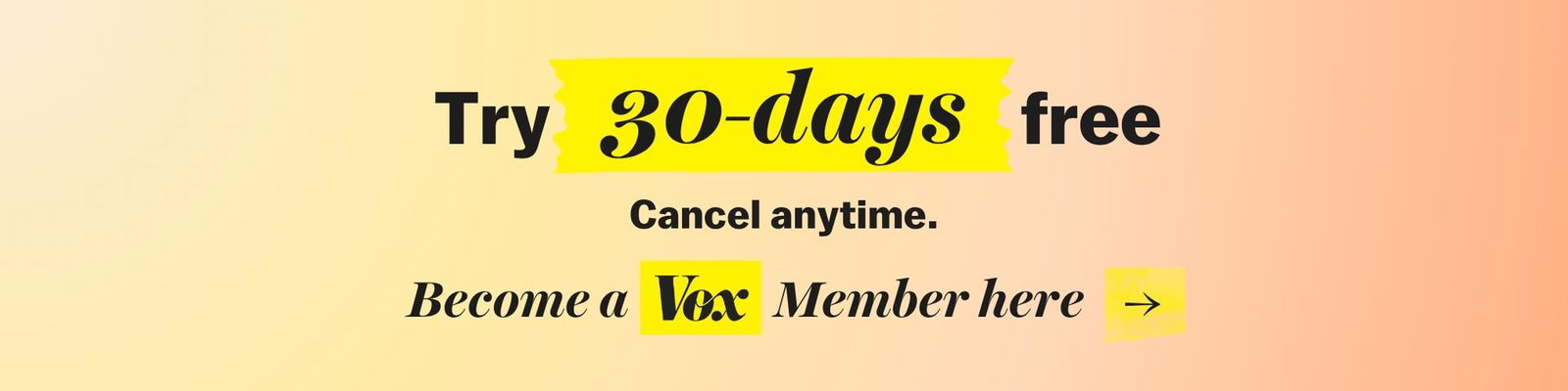 Try 30-days free. Cancel anytime.