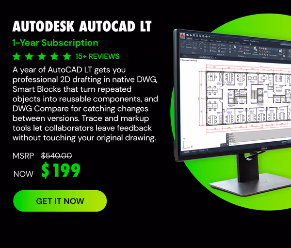 Autodesk AutoCAD LT: 1-Year Subscription