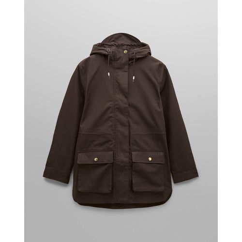Joules Portwell Womens Raincoat - Chocolate Brown