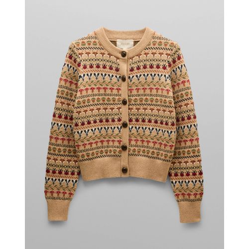 Joules Womens Woodland Cardigan - Oatmeal