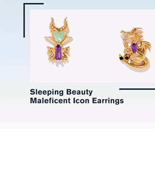 Sleeping Beauty Maleficent Icon Earrings