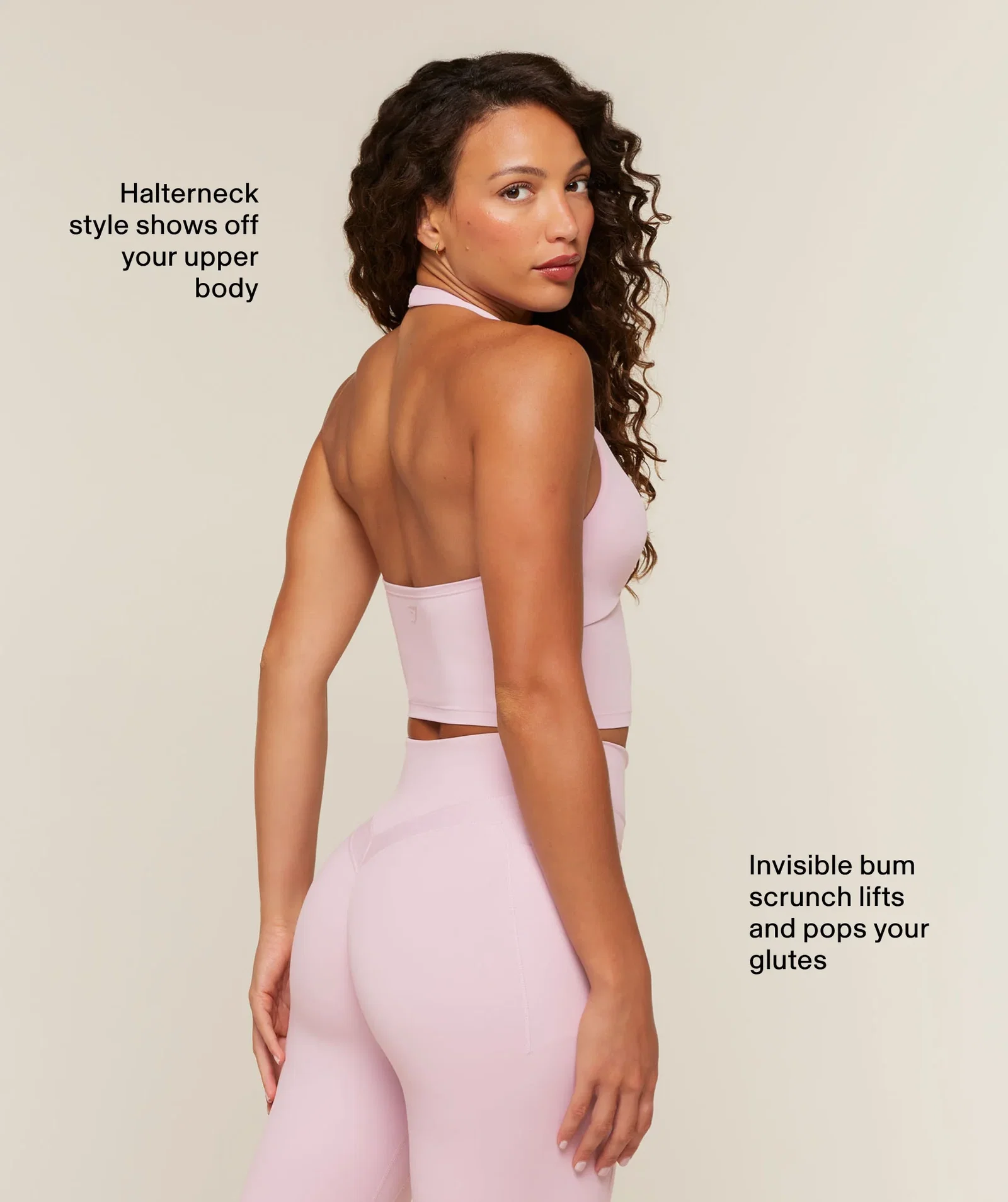 Halterneck style shows off your upper body
