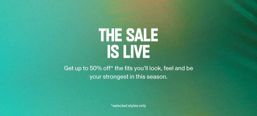 THE SALE IS LIVE.