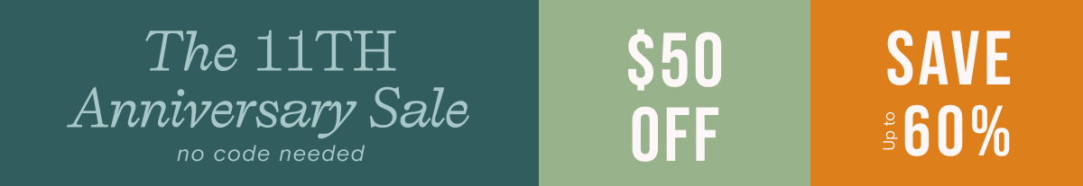 11th Anniversary Sale