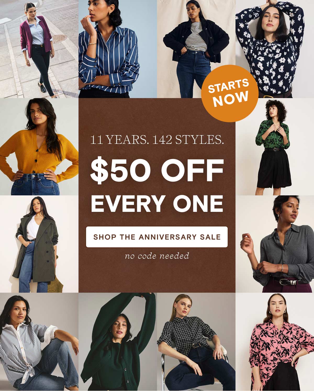 $50 off 142 Styles