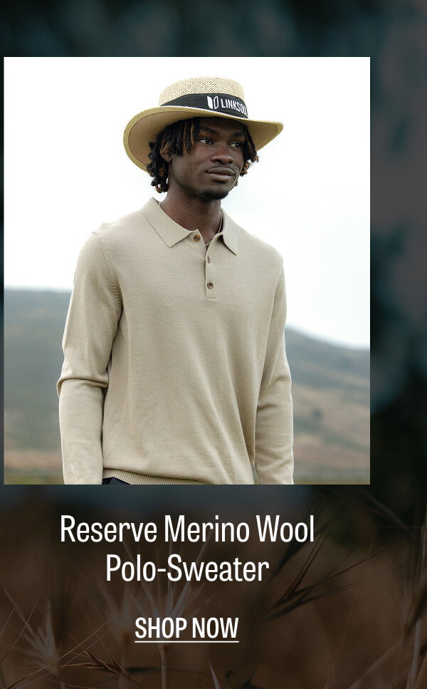 Reserve Merino Wool Polo-Sweater