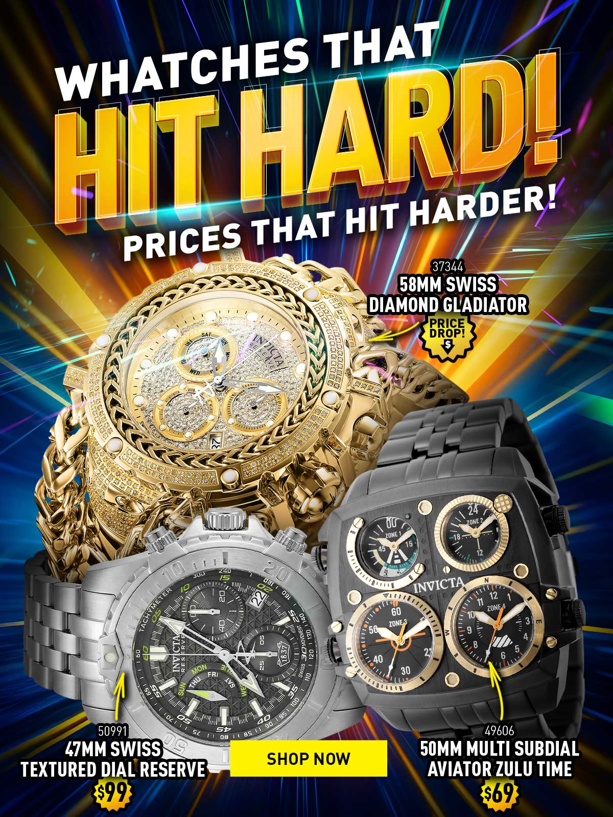 Hit Hard Watches