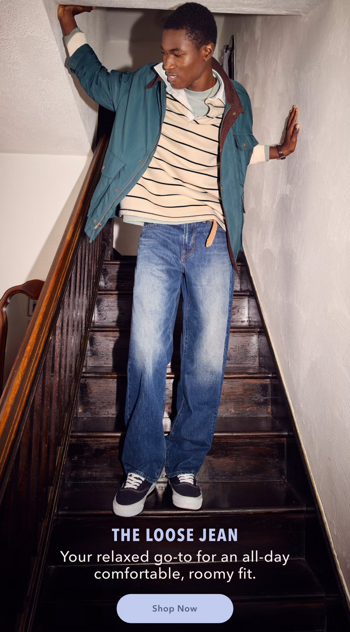 The Loose Jean | Your relaxed go-to for an all-day comfortable, roomy fit. | Shop Now