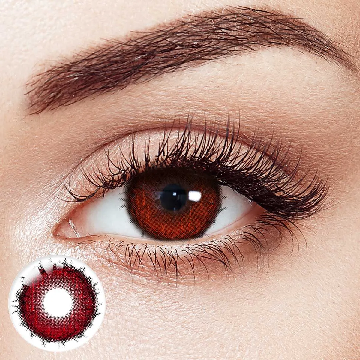 Blood Thorn Red Costume Yearly Contact Lenses | 2 Pcs