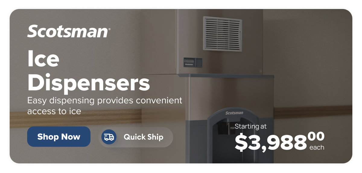 Scotsman Quick Ship Commercial Ice Dispensers