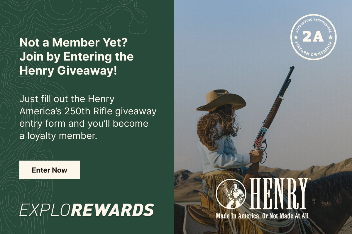 Not a Member Yet? | Join by Entering the Henry Giveaway! | Just fill out the Henry America’s 250th Rifle giveaway entry form and you’ll become a loyalty member. Enter Now
