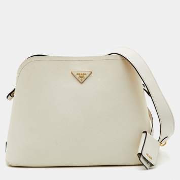 Matinée Medium White Saffiano