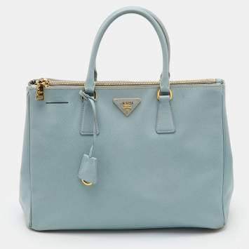 Galleria Large Blue Saffiano L