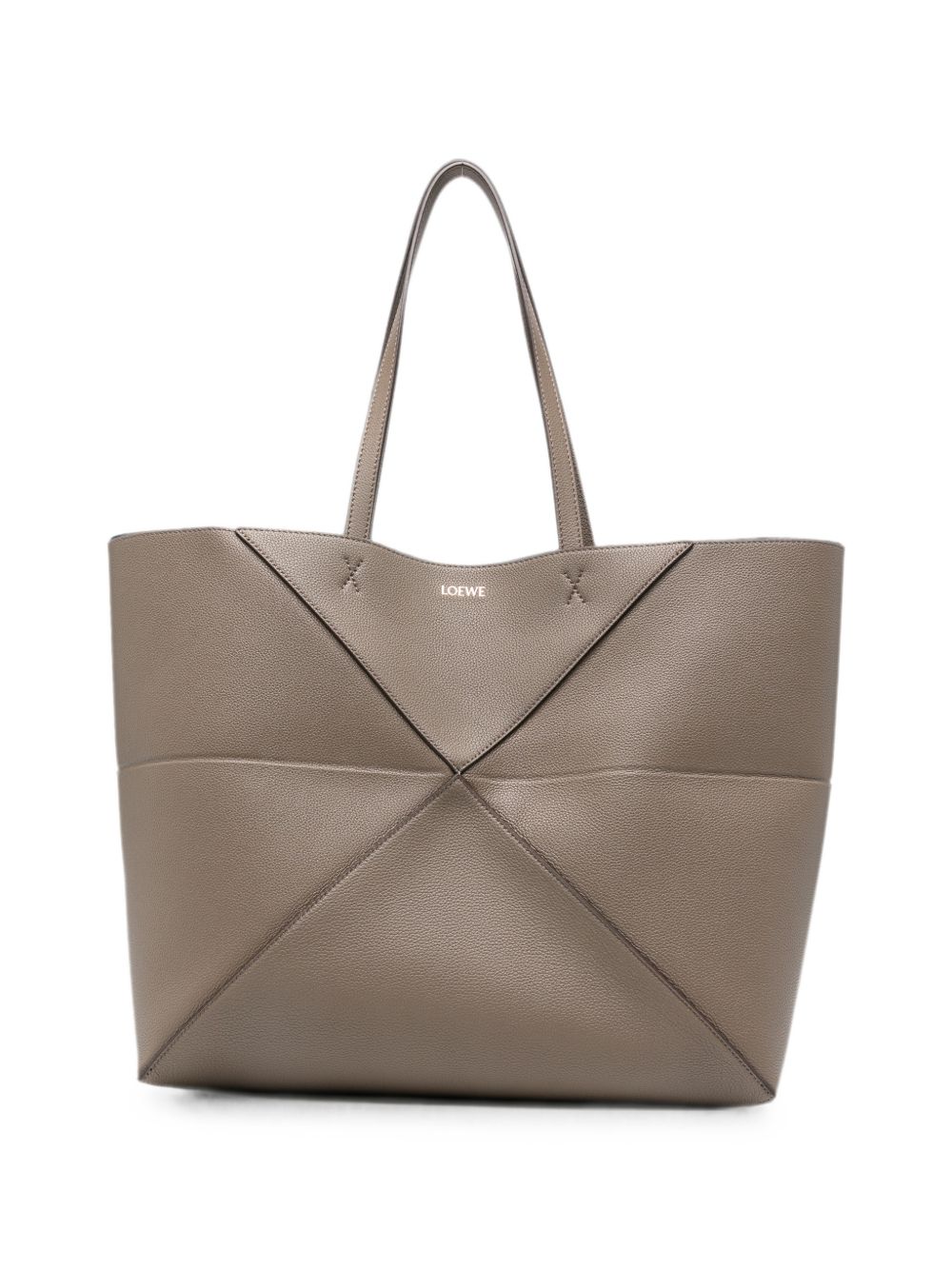 Image of Loewe Women Puzzle Fold Large Leather Tote
