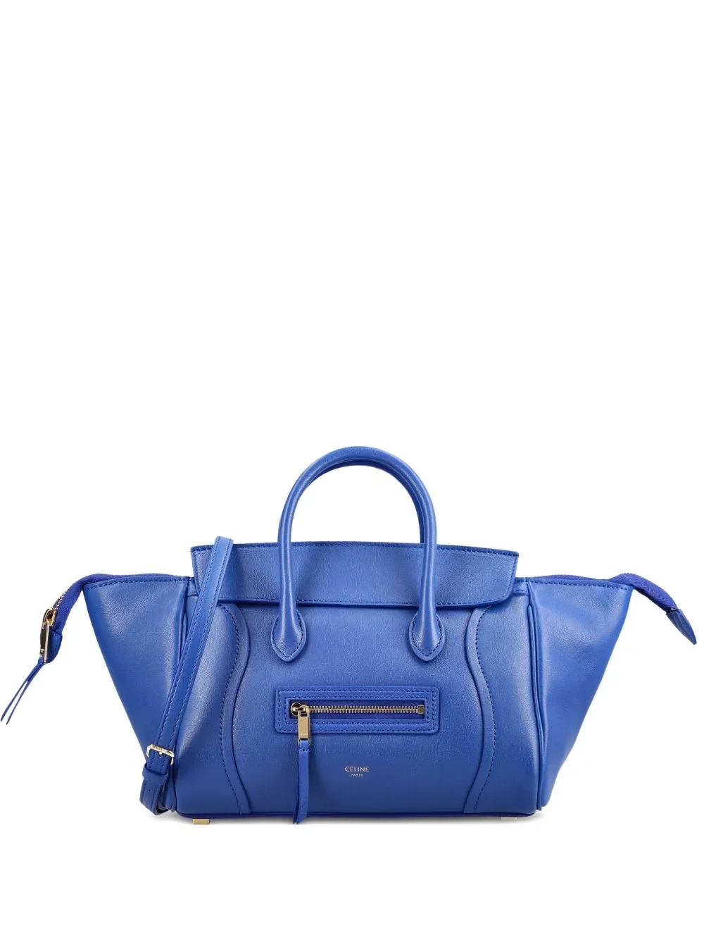 Image of Celine Women Luggage Small Leather Tote Bag