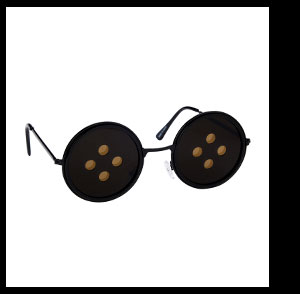 Coraline Button Glasses